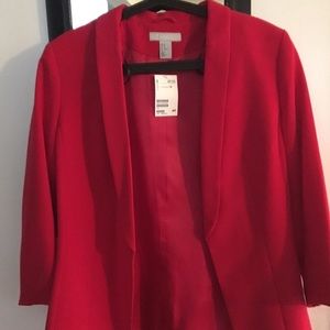 NWT H&M Red blazer